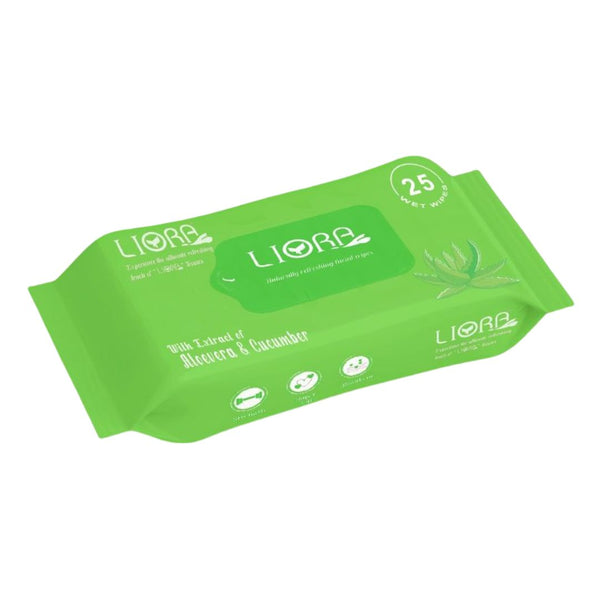 Wet Wipes (25 Wipes Each, Pack of 3)