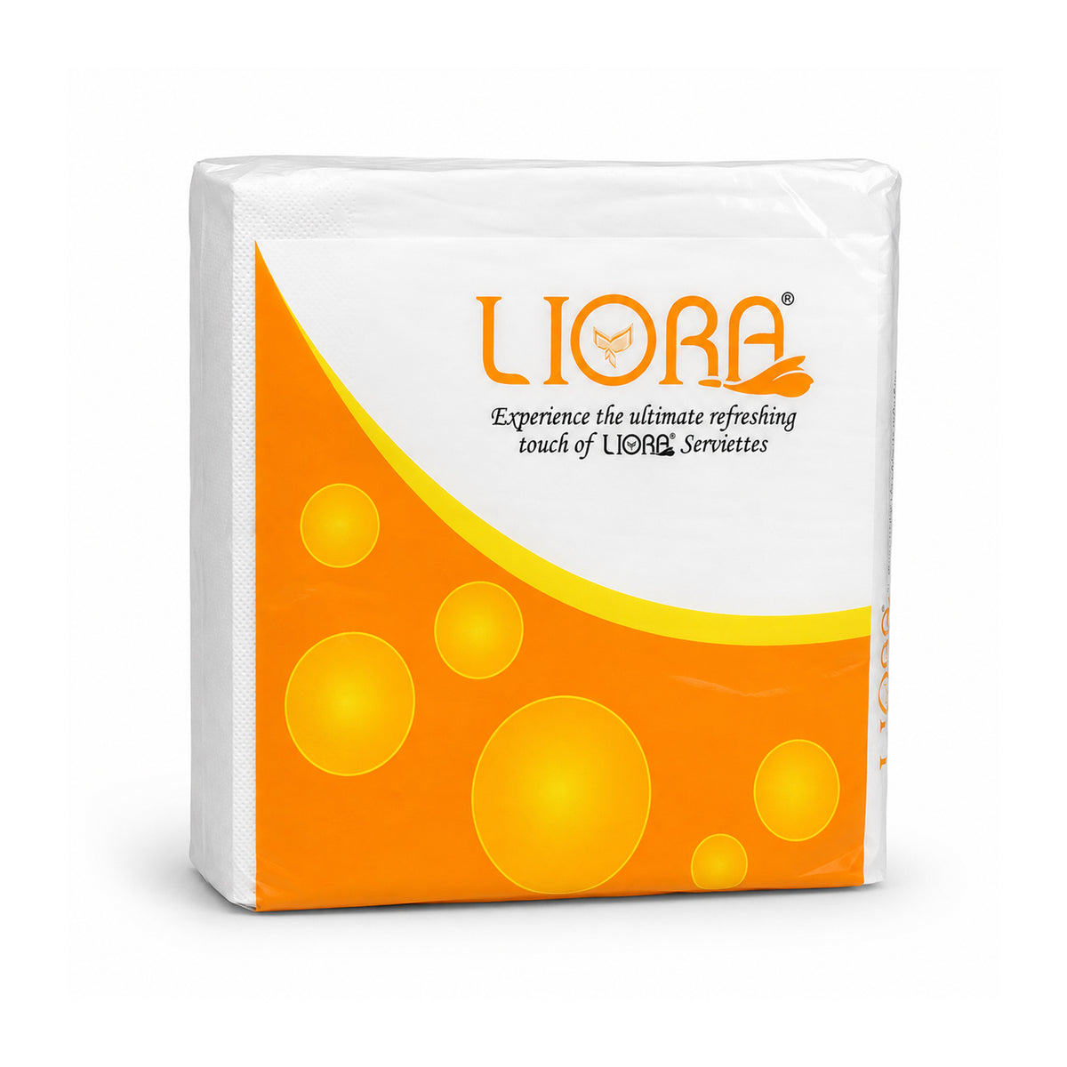 Liora 2 Ply Dinner Napkins | 50 Pulls | 40 × 40 cm (Pack of 2)