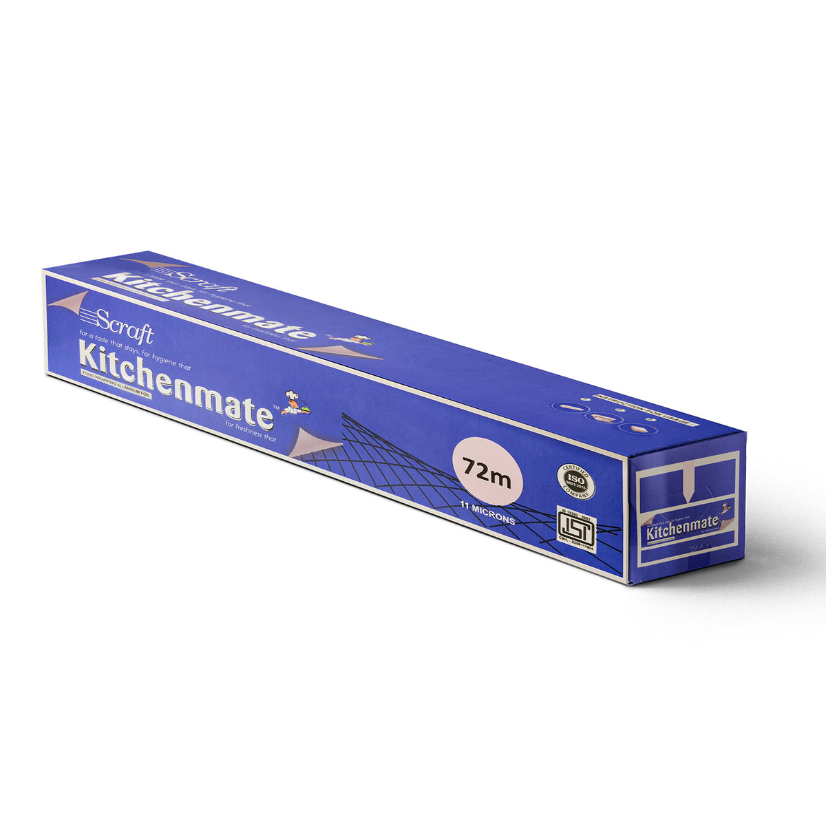 KitchenMate Aluminium Foil | 72 Metres | 11 Microns (Pack of 2)