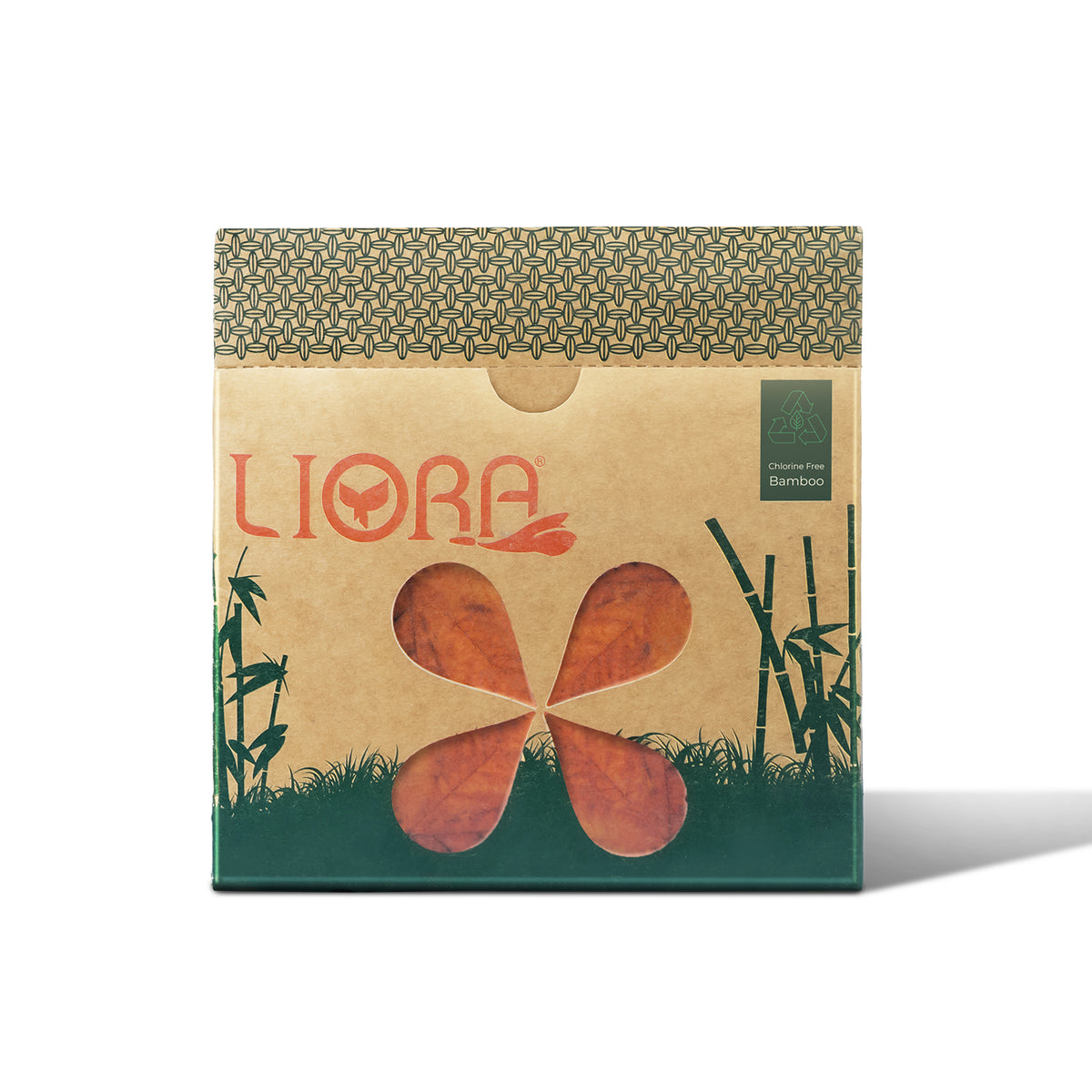 Liora 1 Ply Bamboo Napkins | 100 Pulls | 30 × 30 cm (Pack of 2)