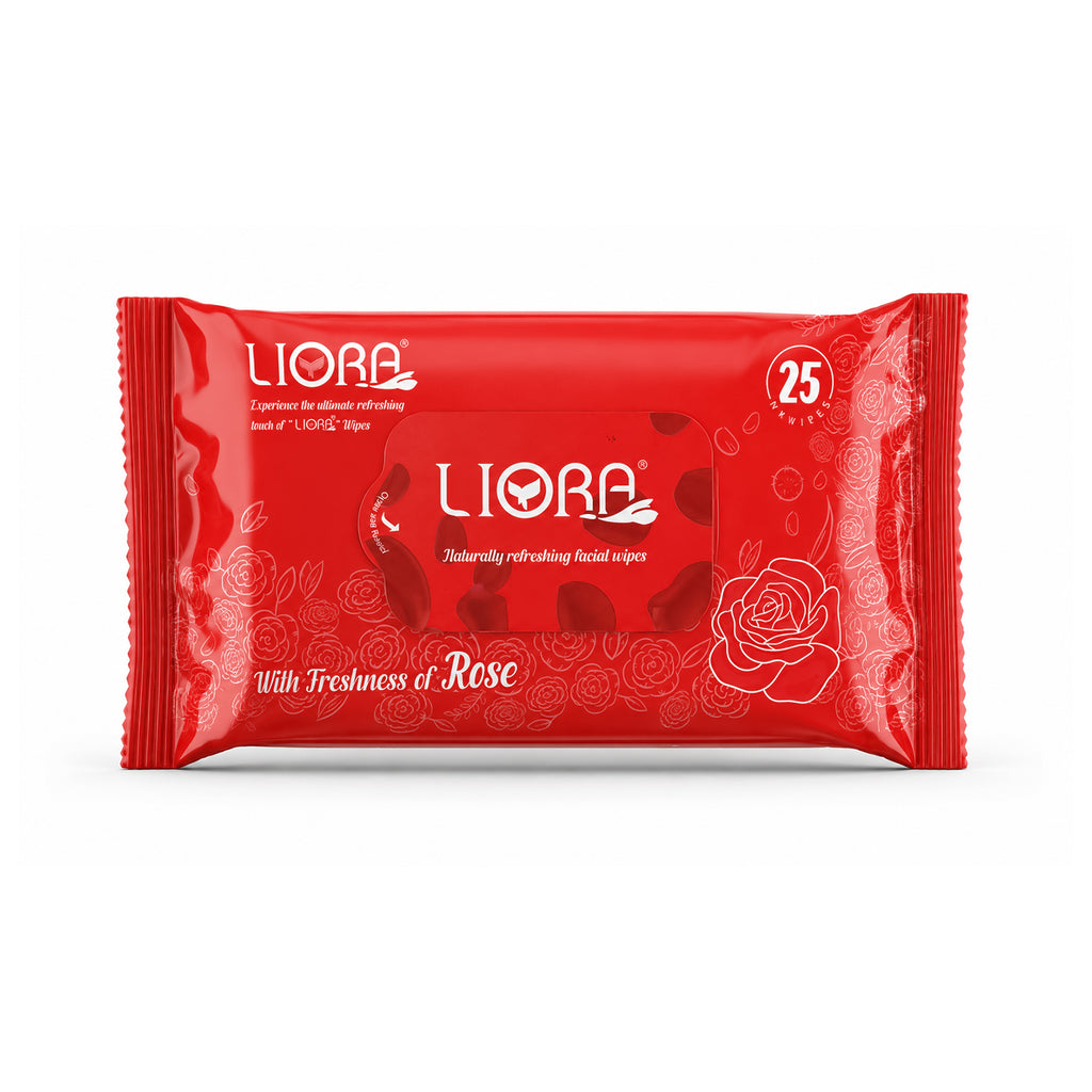Liora Rose Wet Wipes | 25 Wipes (Pack of 2)
