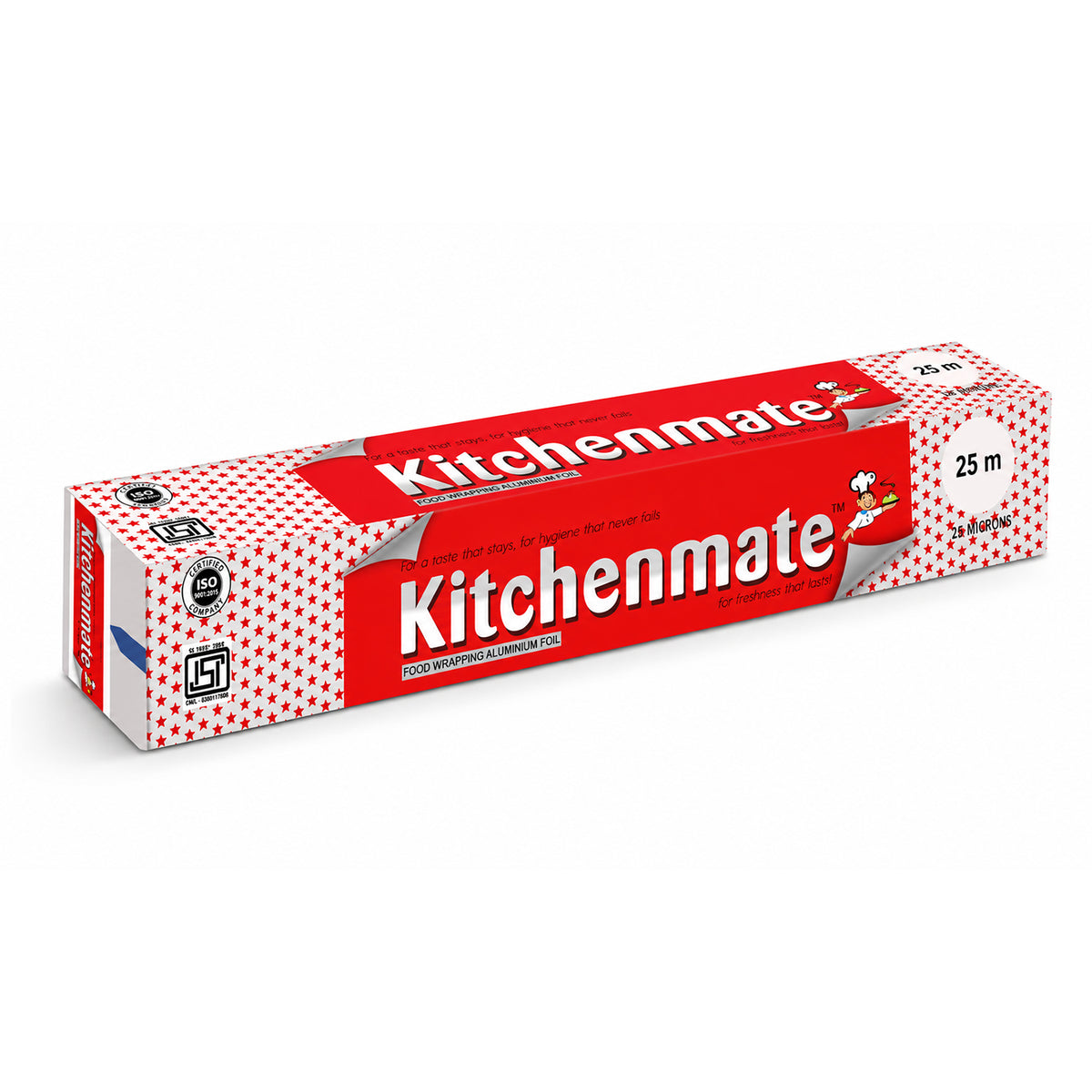 KitchenMate Aluminium Foil | 25 Metres | 11 Microns (Pack of 2)