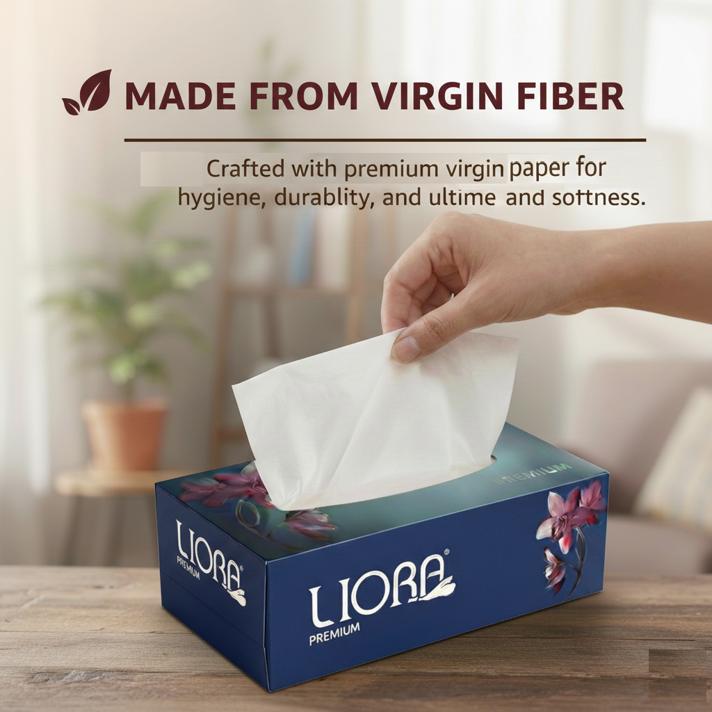 Liora Soft Facial Tissue Box