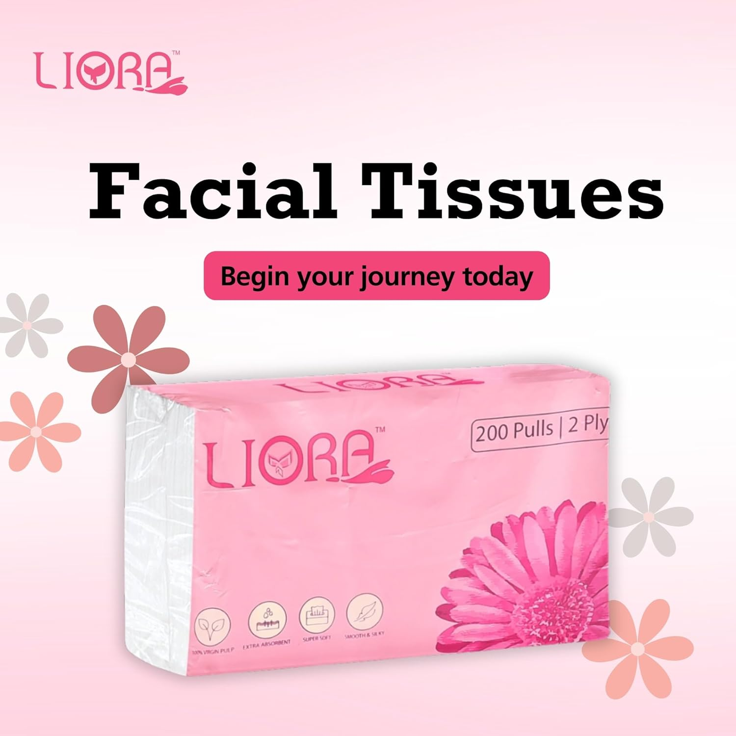 Liora Soft Facial Tissue