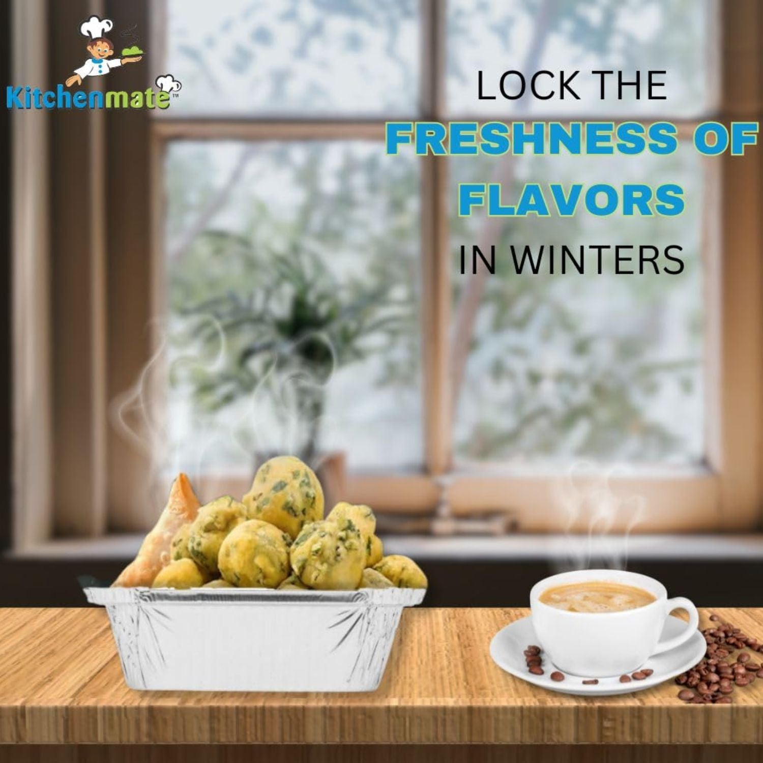 KitchenMate Aluminium Food Containers