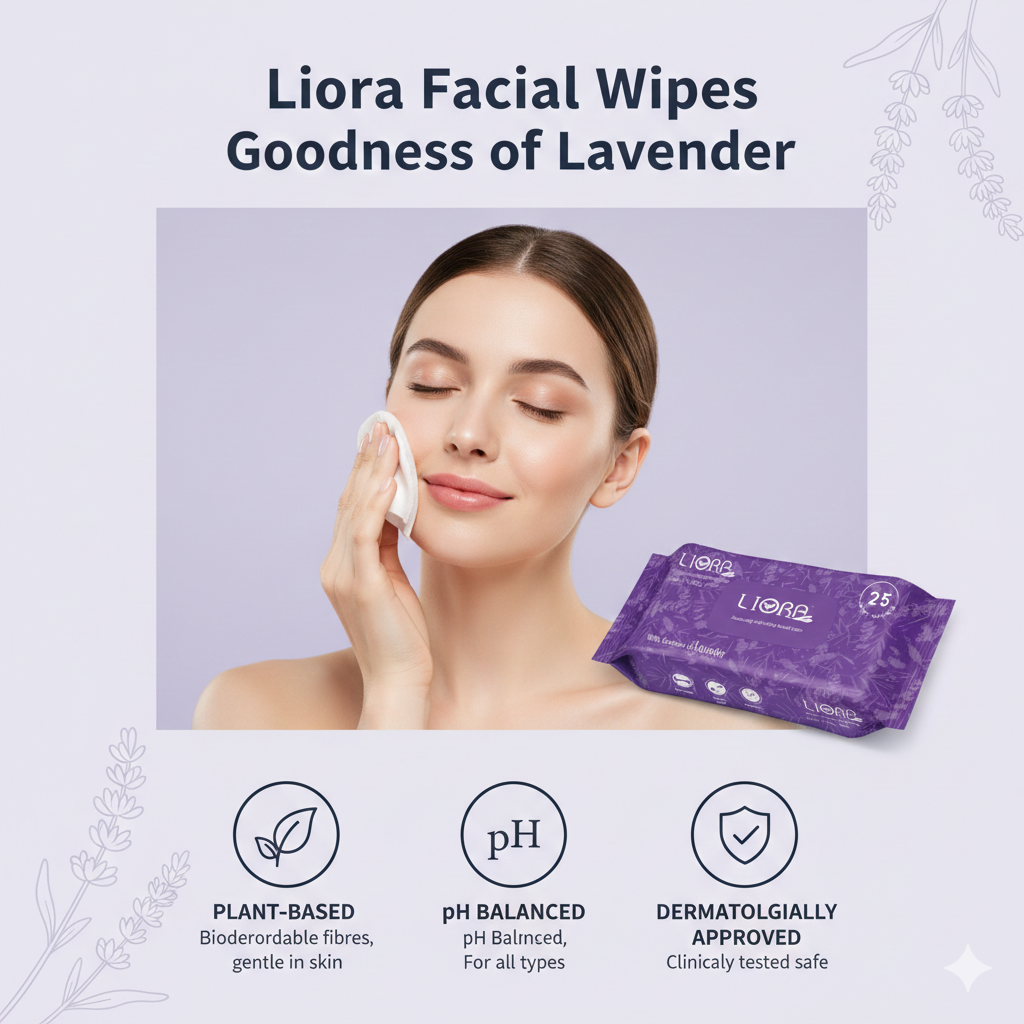 Liora Lavender Wet Wipes